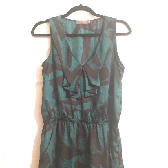 Green and Black Dress - Picture 2 of 2