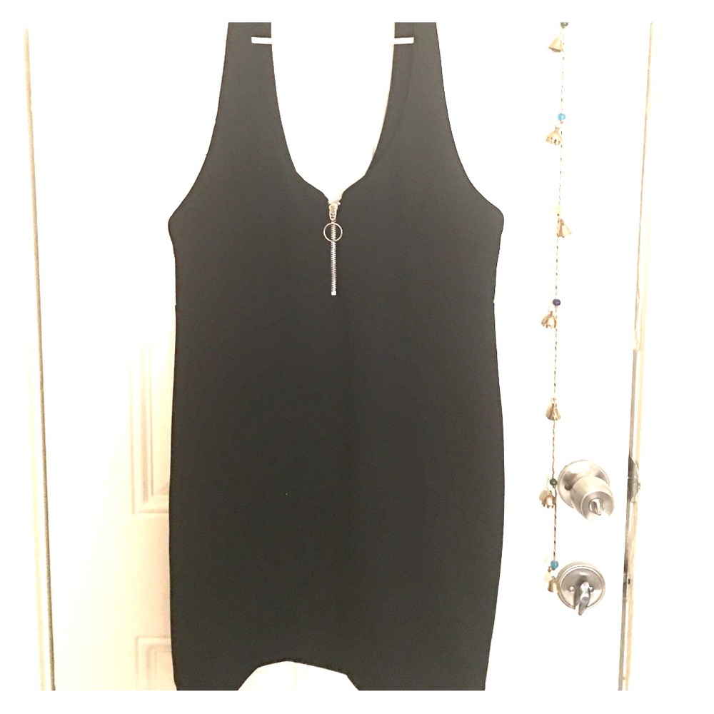 Zara black retro dress