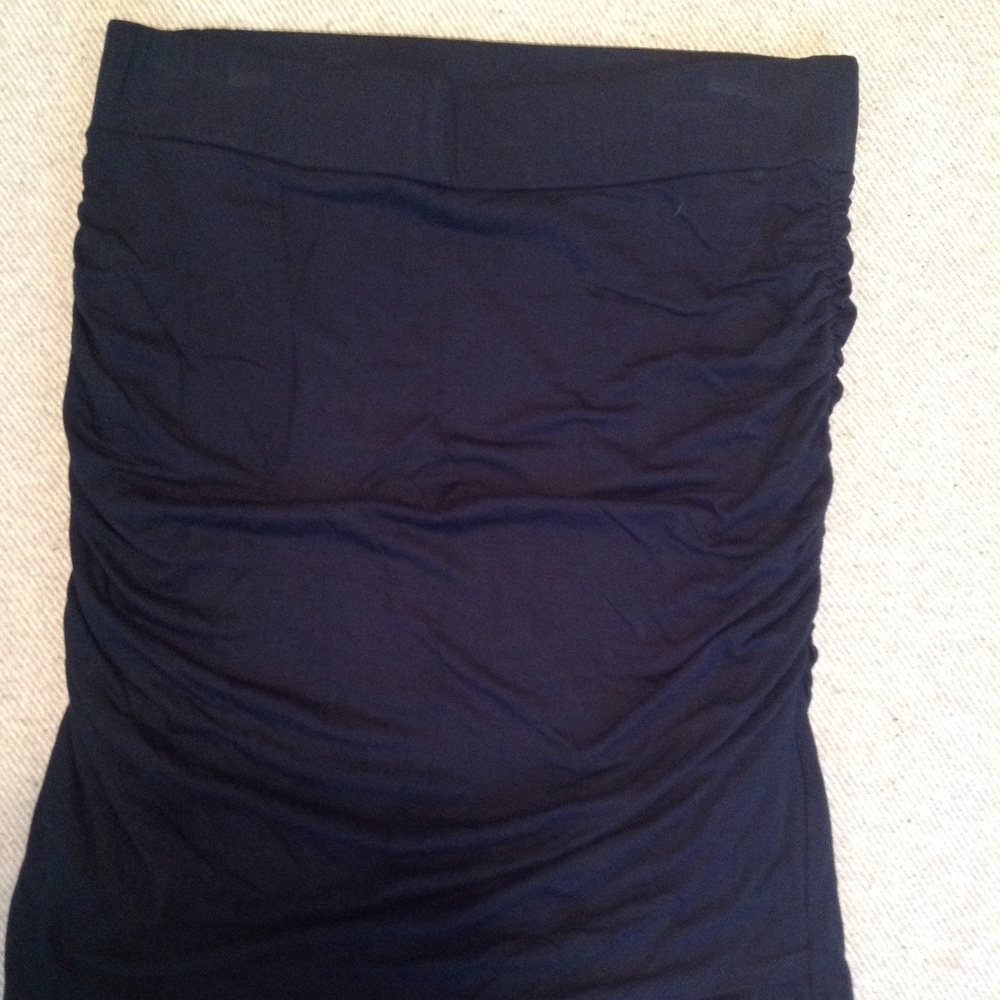 NWT Banana Republic Ruched Navy Pencil Skirt