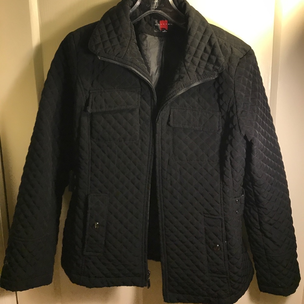 Quilted black jacket