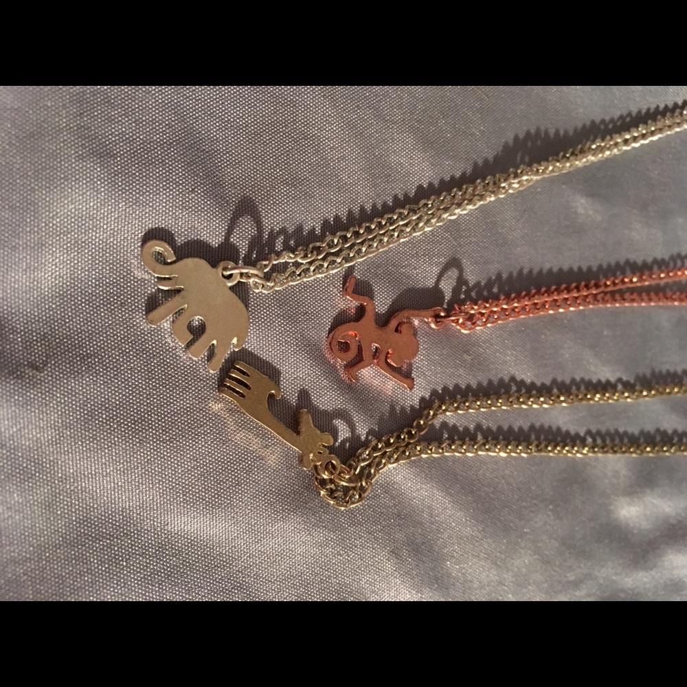 Charming Charlie Animal Necklace Set