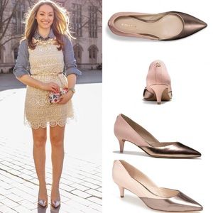 Coach Rose Gold Chambers Pump