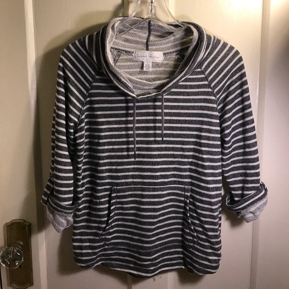 Super cute cowl neck sweatshirt