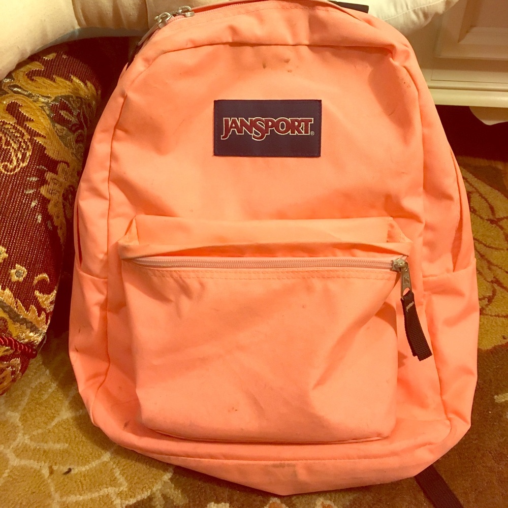 Peach Jansport Backpack