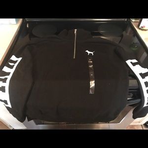 PINK Pullover NWT. HTF. So Cute!! Zipper ON SALE !