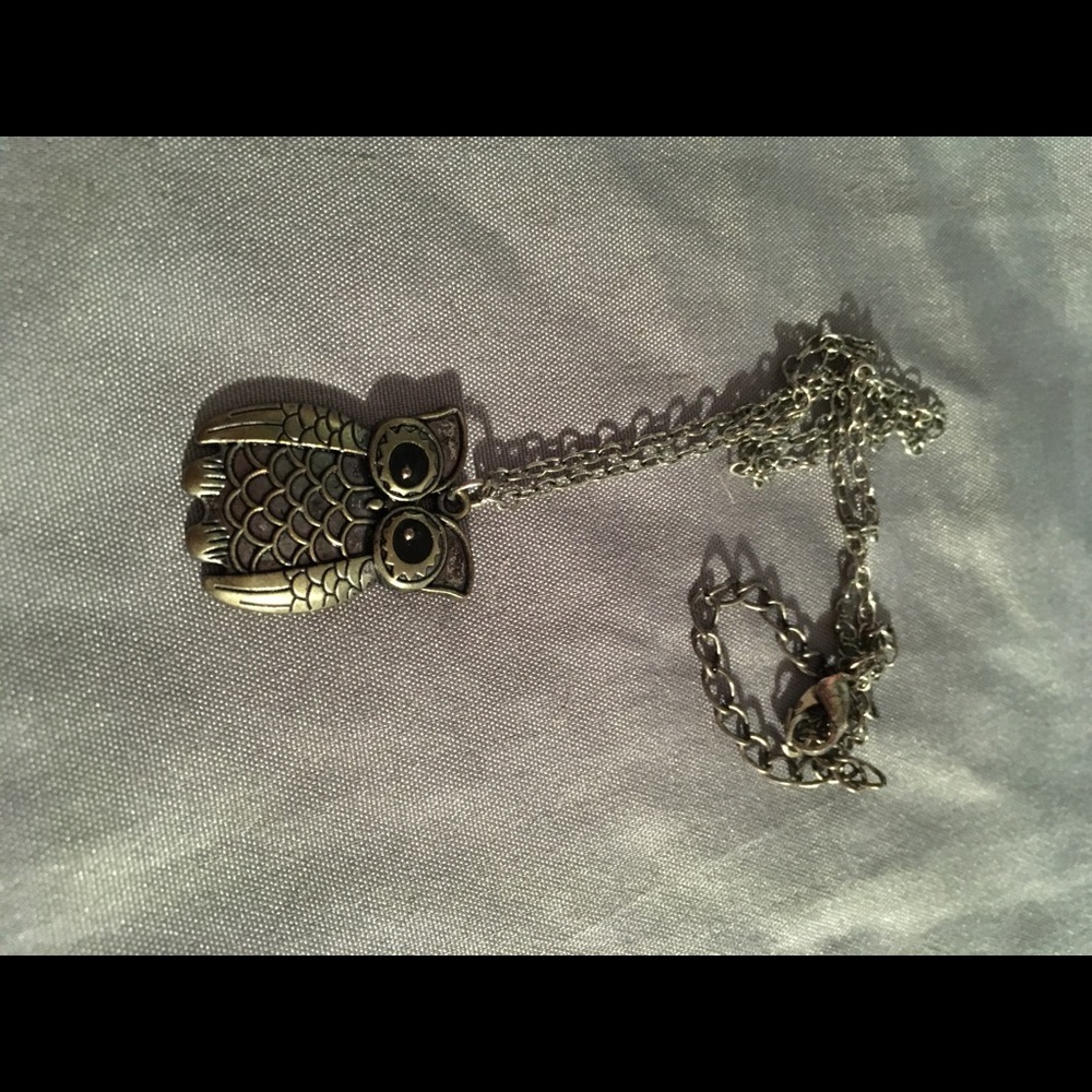 Silver Owl Necklace
