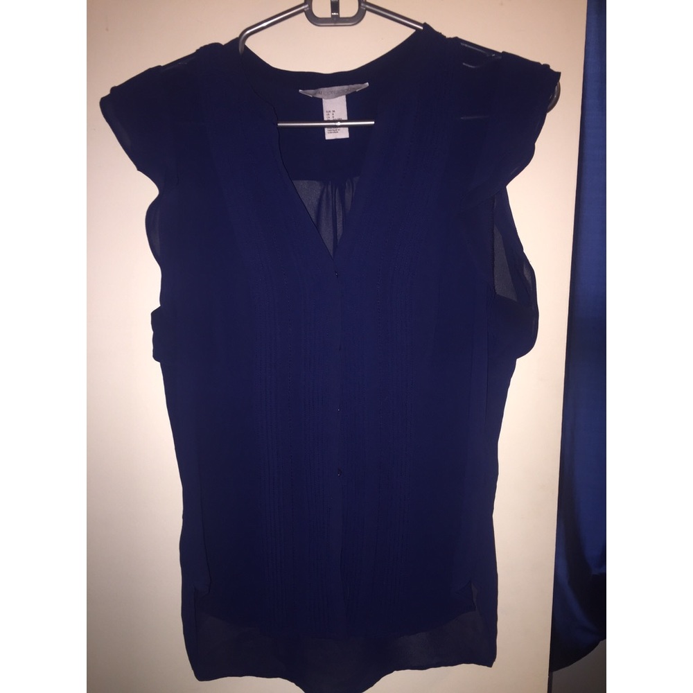 Navy blue blouse