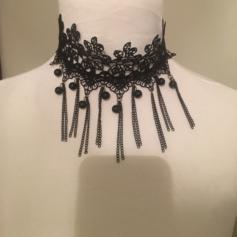 Black Victorian Goth Choker 🖤 NEW