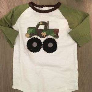 Mud pie Monster Truck T-shirt Boys 4/5