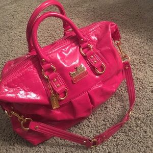 Pink Coach Handbag Purse