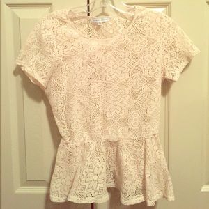 Knit peplum top