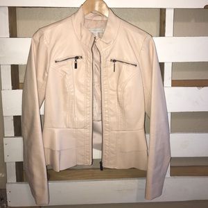 Faux leather jacket