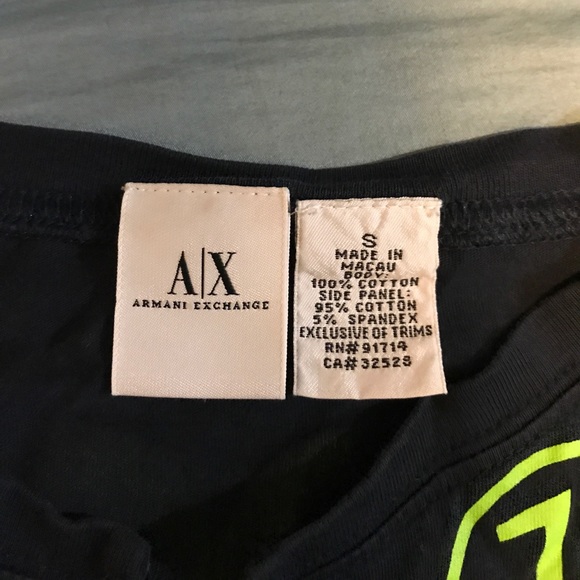 Y2K Vintage Armani Exchange laceup muscle tee - Picture 3 of 4