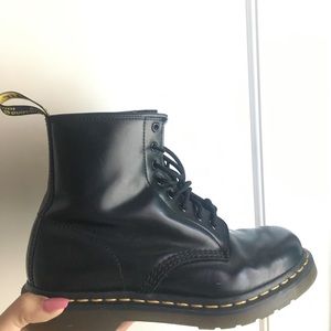 Black matte Doc Martens