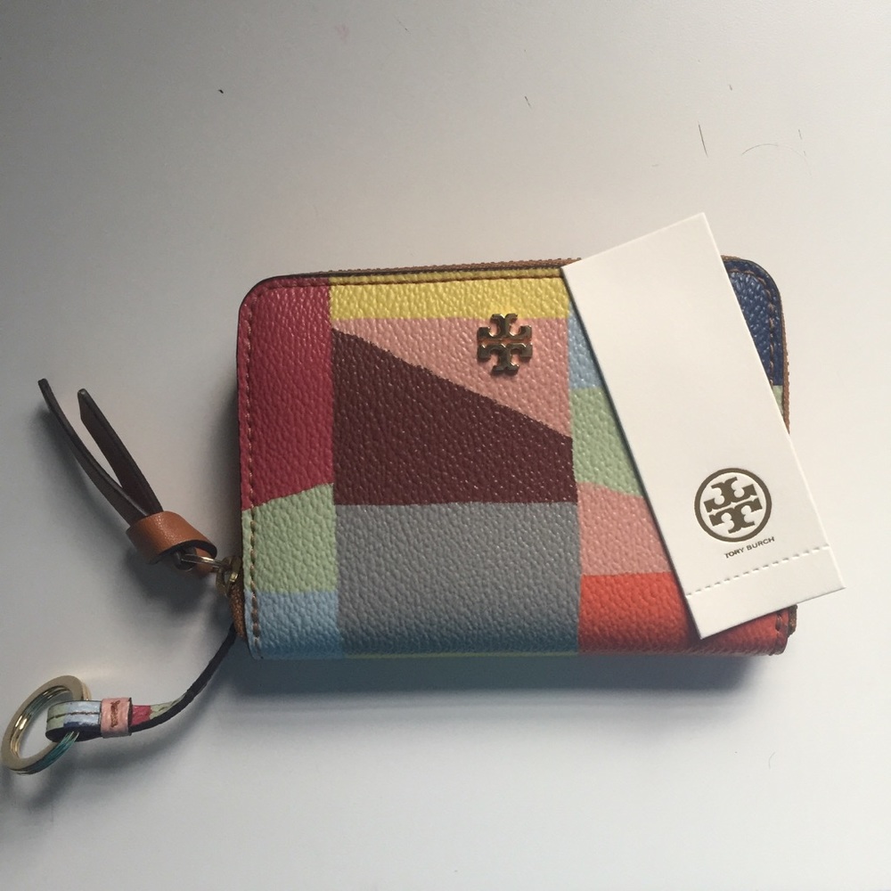 Tory Burch Red Canyon Kerrington Coin Case