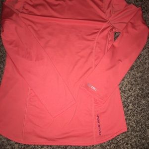 All season hooded pullover.