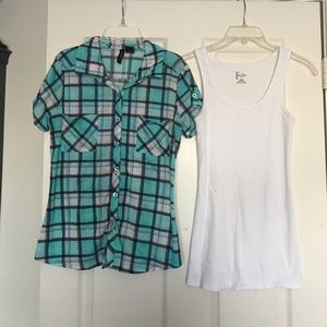 Shirt and tank combo!