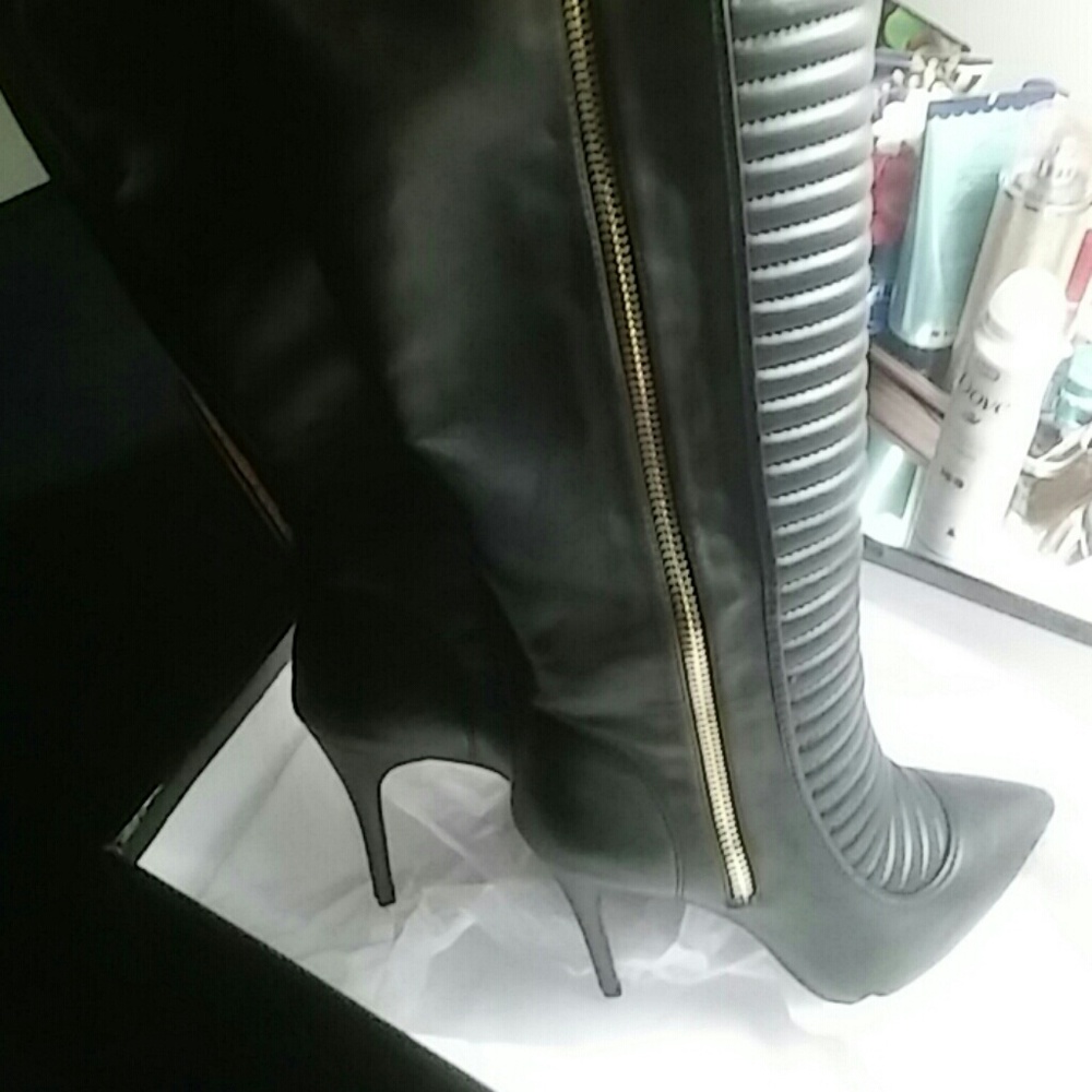 Knee High Leather Boots**Brand New