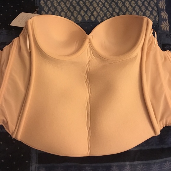 Nude seamless padded hidden wire bustier - Picture 5 of 6