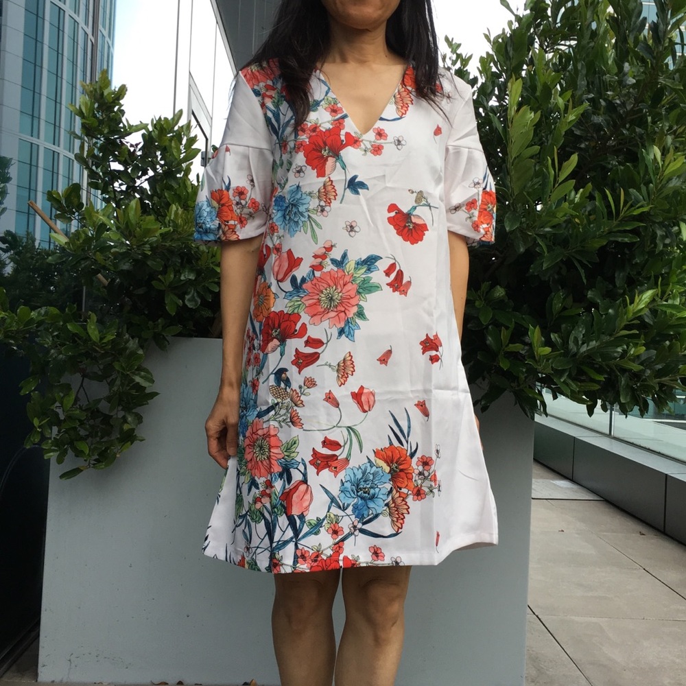 NWT flower print dress