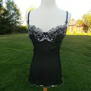 Victoria's Secret Black/Lace Nightie, 34B