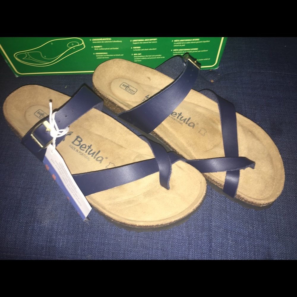 NEW Betula Navy Mia Sandals