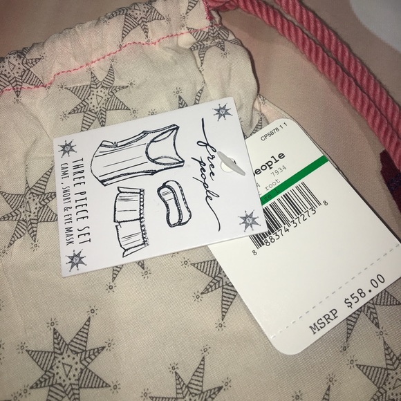 🆕Free People Under Cover 3 Piece Pajama Set - Picture 7 of 8