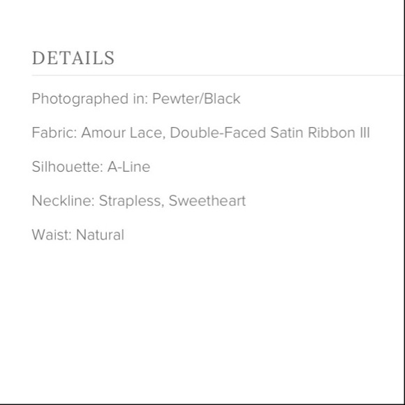 Wtoo by Watters Amour Lace Dress - Size 14 - Picture 4 of 4