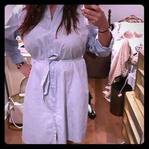 Tommy Hilfiger Blue White Stripped  Shirt Dress