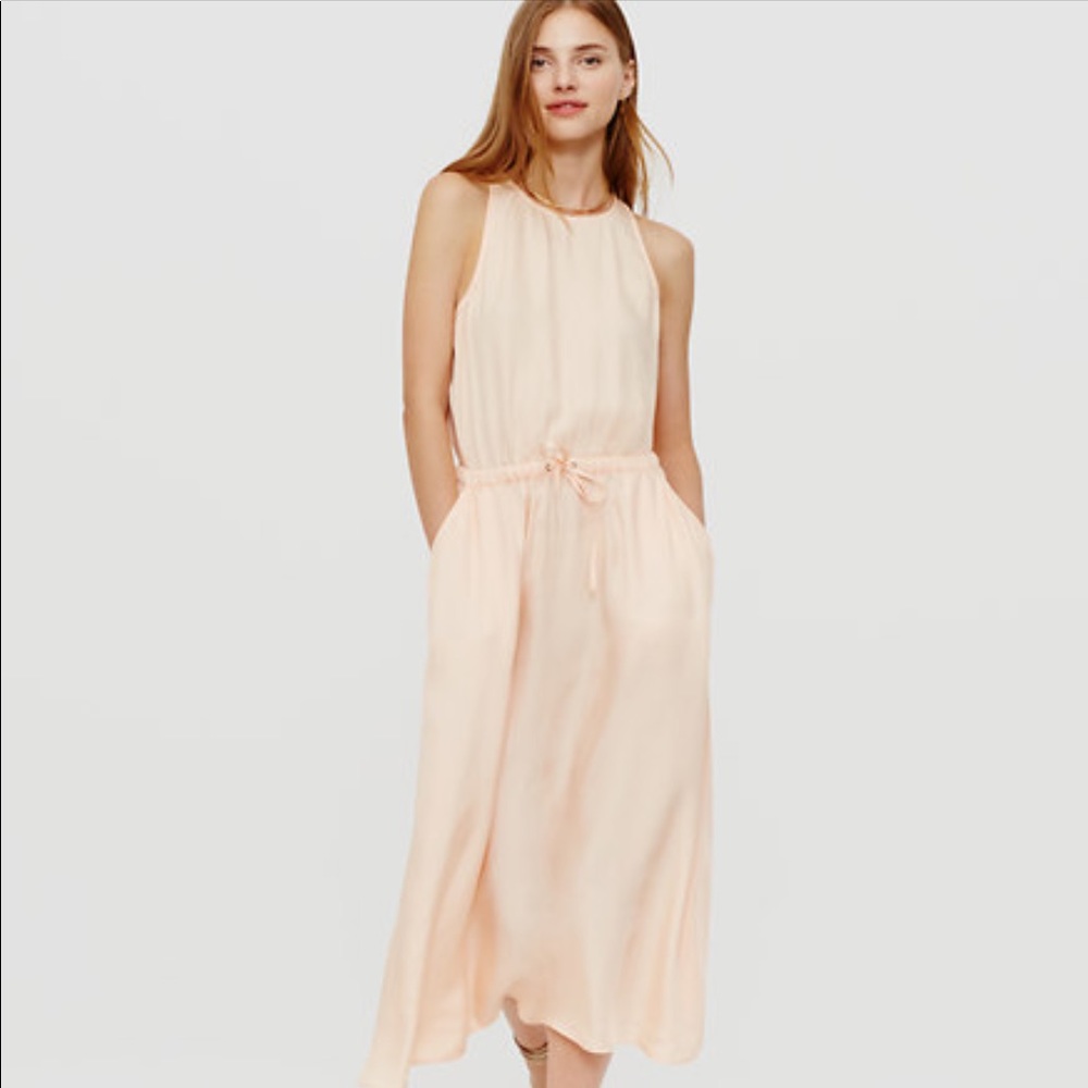 Lou & Grey Pink Cut Out Midi Dress!