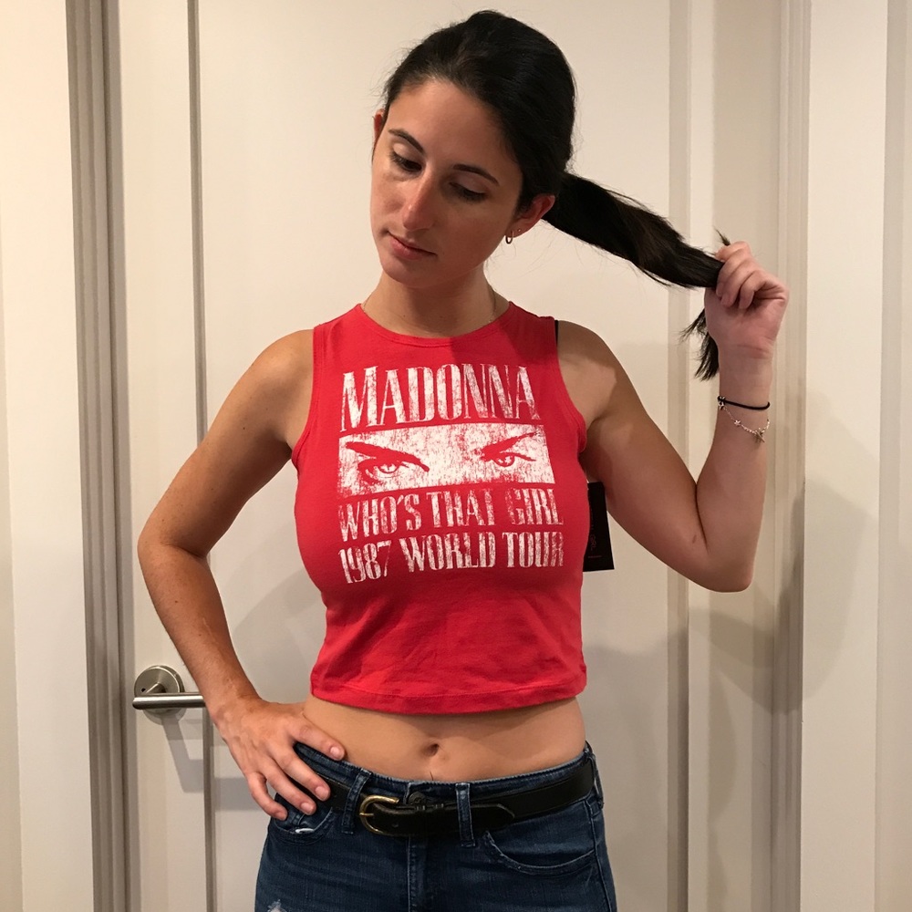 Madonna 1987 Tour Crop Top