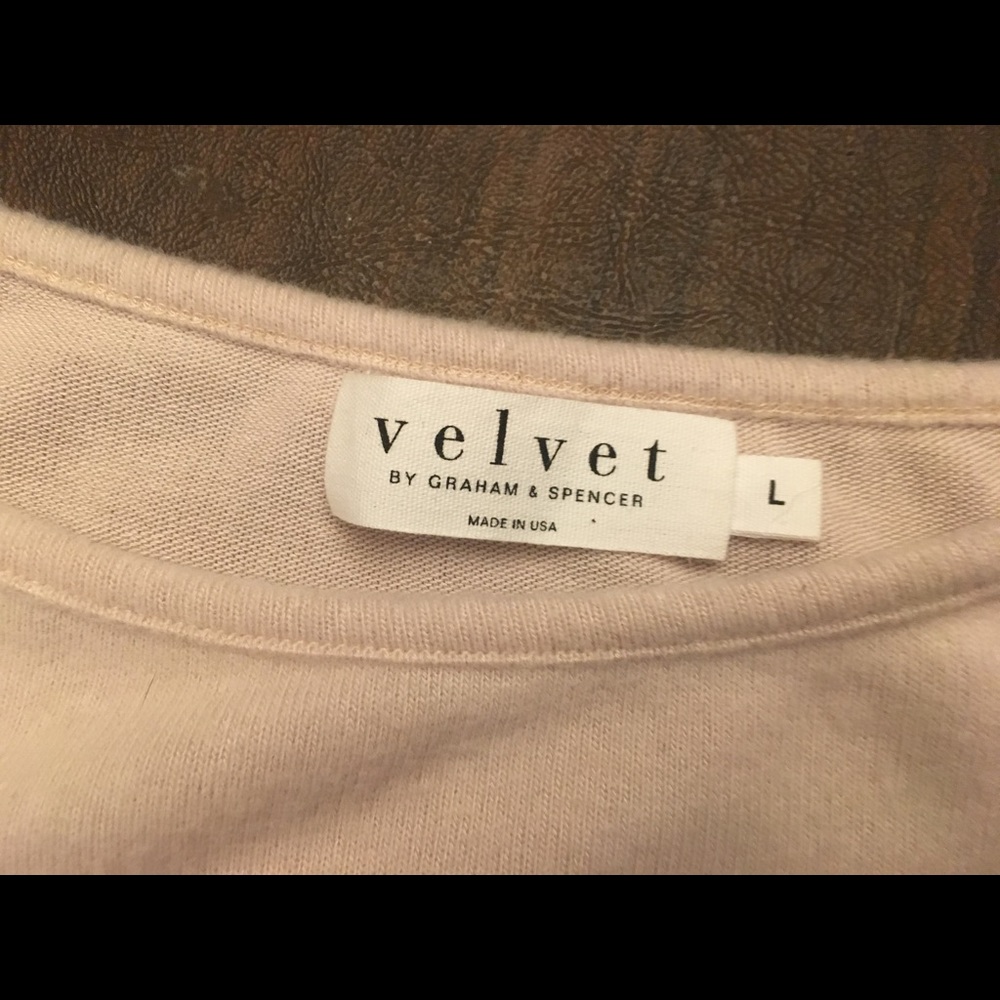 Velvet brand light pink sweater