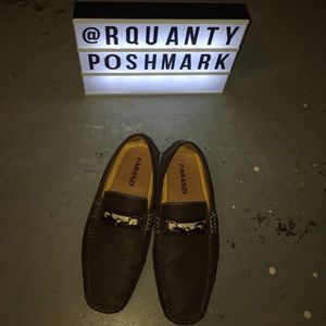 Brown loafers