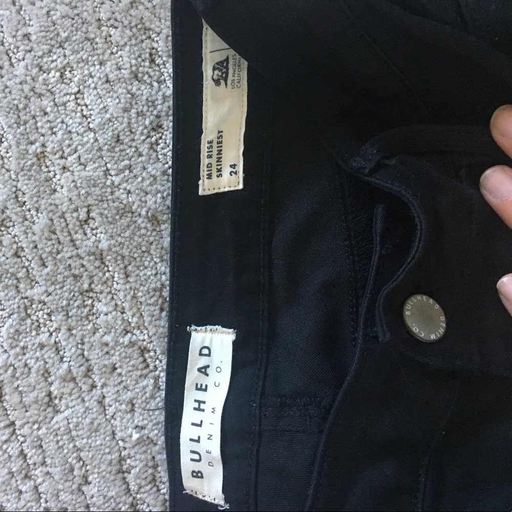 Pacsun Black Jeans- Mid Rise Skinniest Bullhead