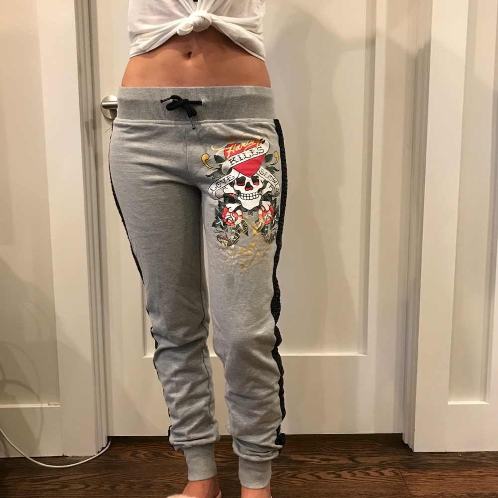 Ed Hardy Sequin Joggers