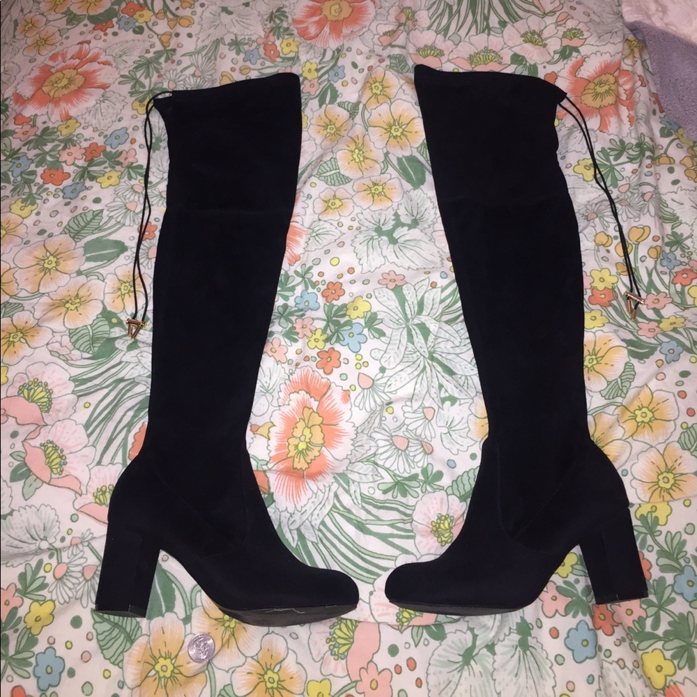 Over the knee high boots