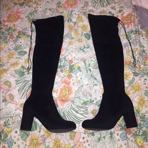 Over the knee high boots