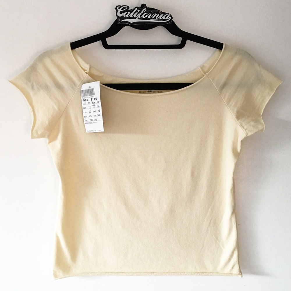 BNWT pastel yellow Rin top - Picture 1 of 5