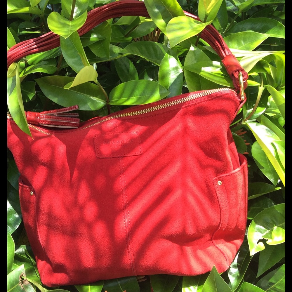 Genuine Vintage Red Velvet Kate Spade