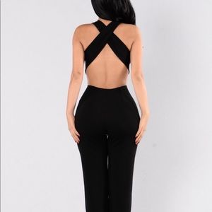 Black jumpsuit