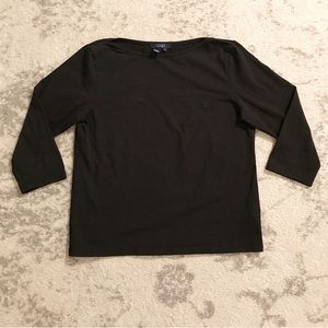 Classic black stretch Chaps by Ralph Lauren top