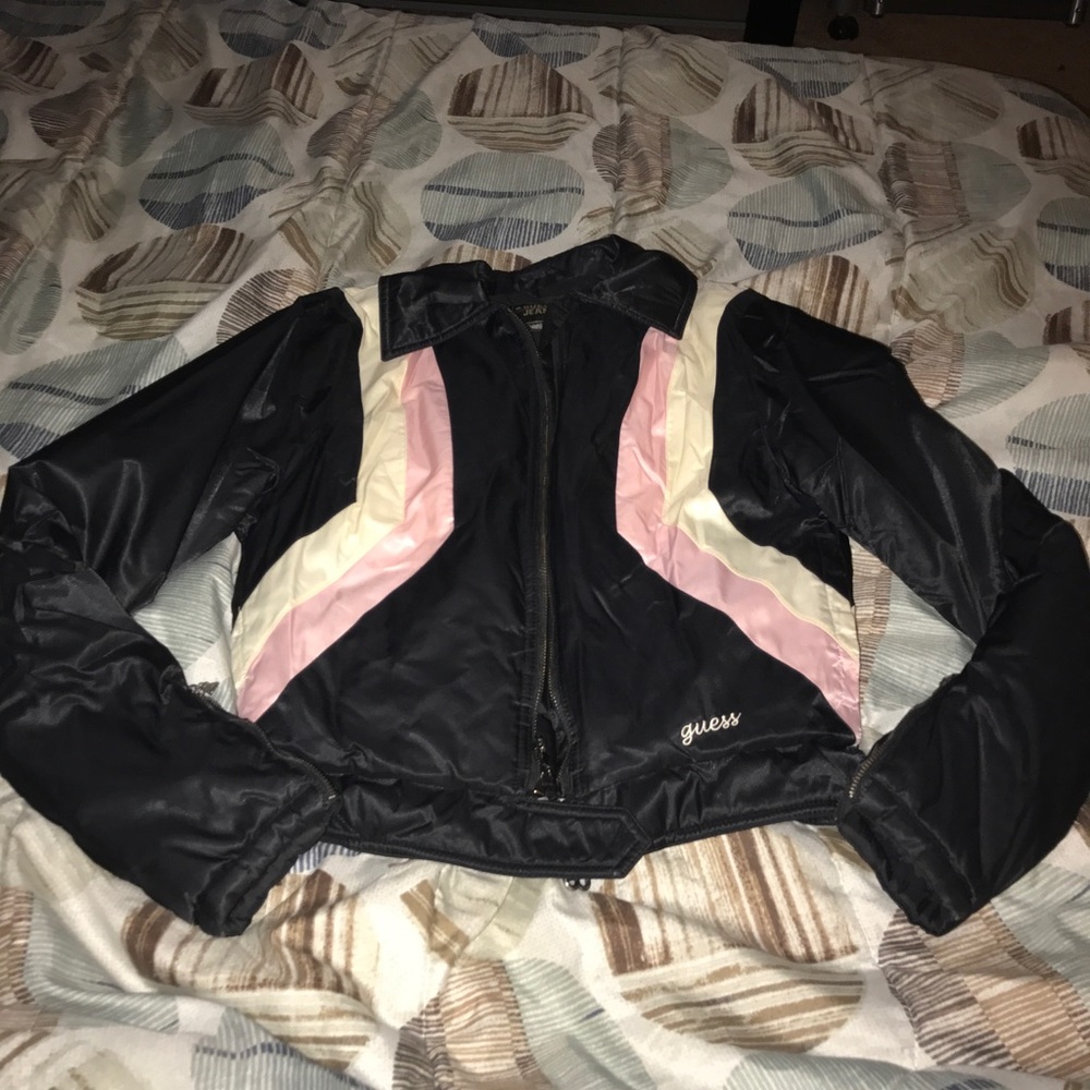 Guess short bomber jacket $10