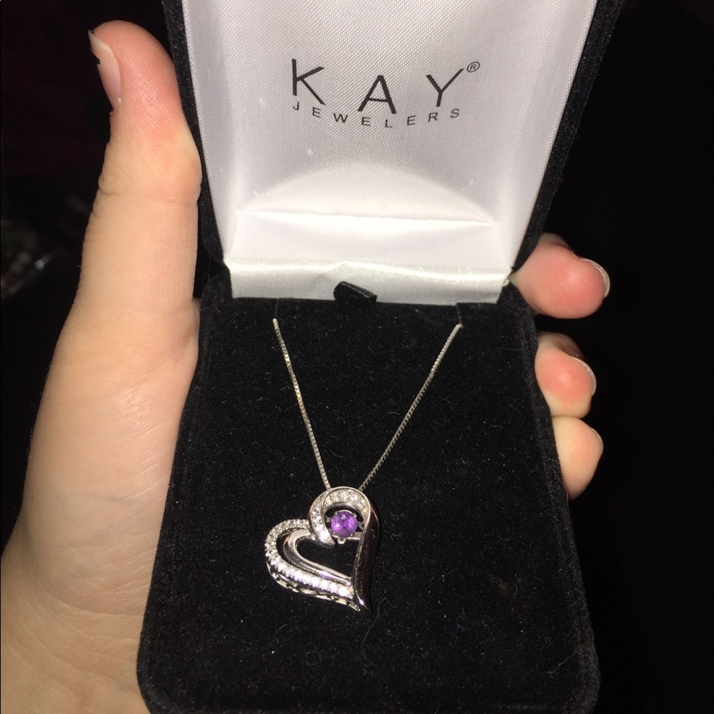 purple amethyst necklace