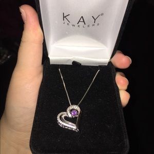 purple amethyst necklace