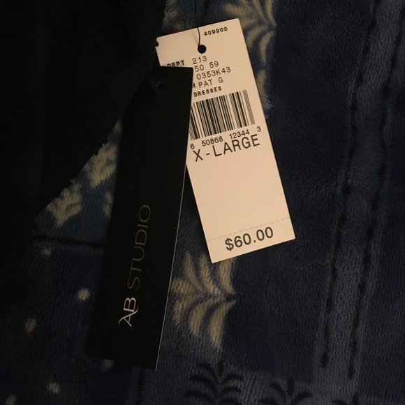 Blue print maxi dress from AB studio - Picture 3 of 6