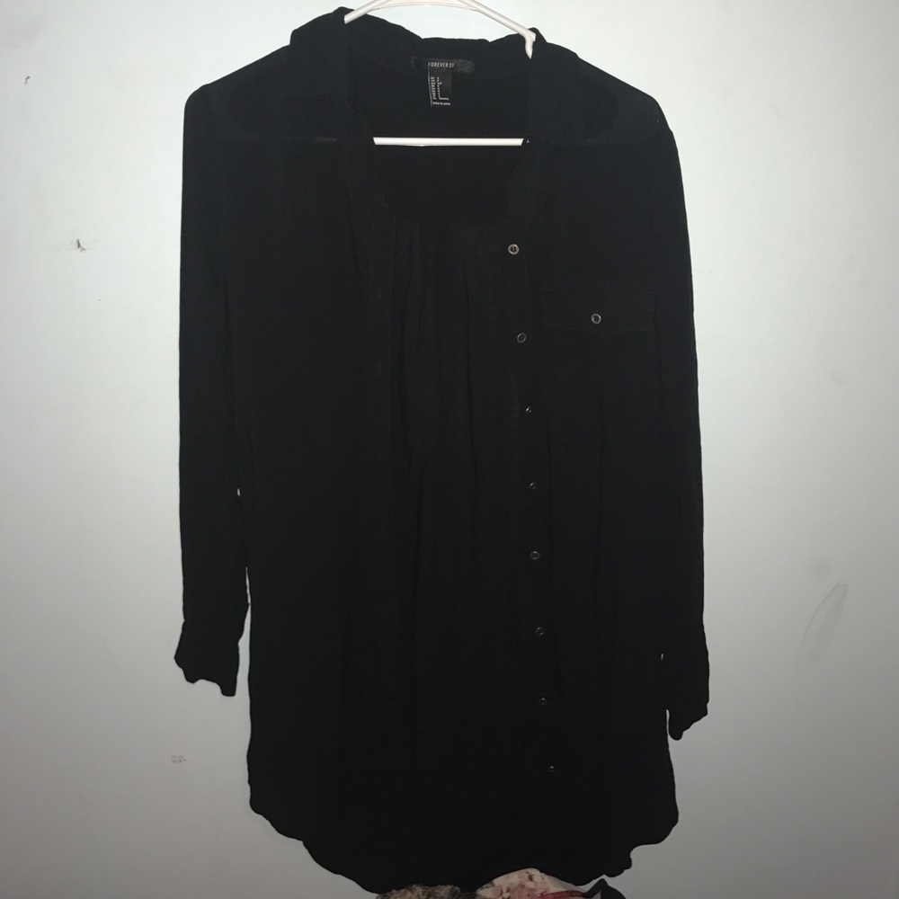 Long sleeve dress style button down