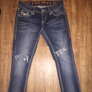Rock Revival Dark Wash Straight Leg