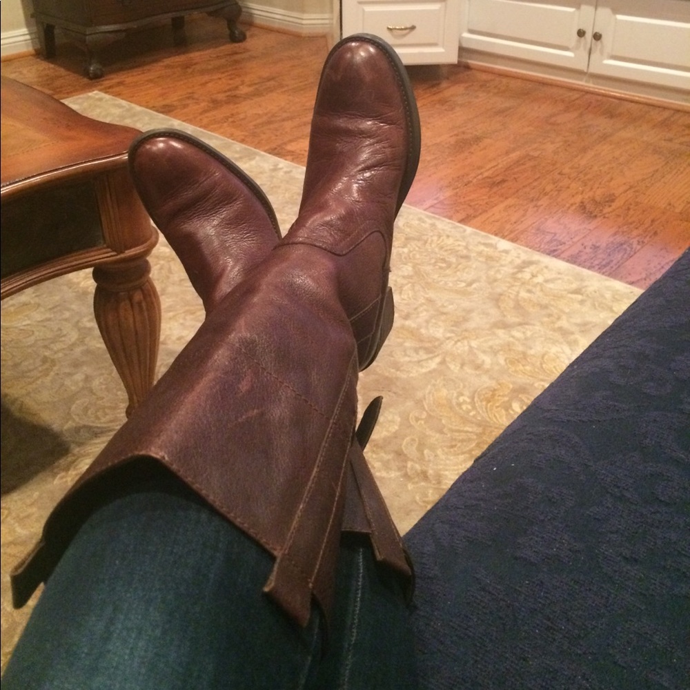 White Mountain Brown Cowgirl Boots
