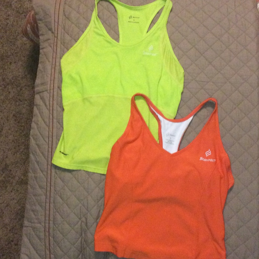 Set of 2 Body Post running/biking tops