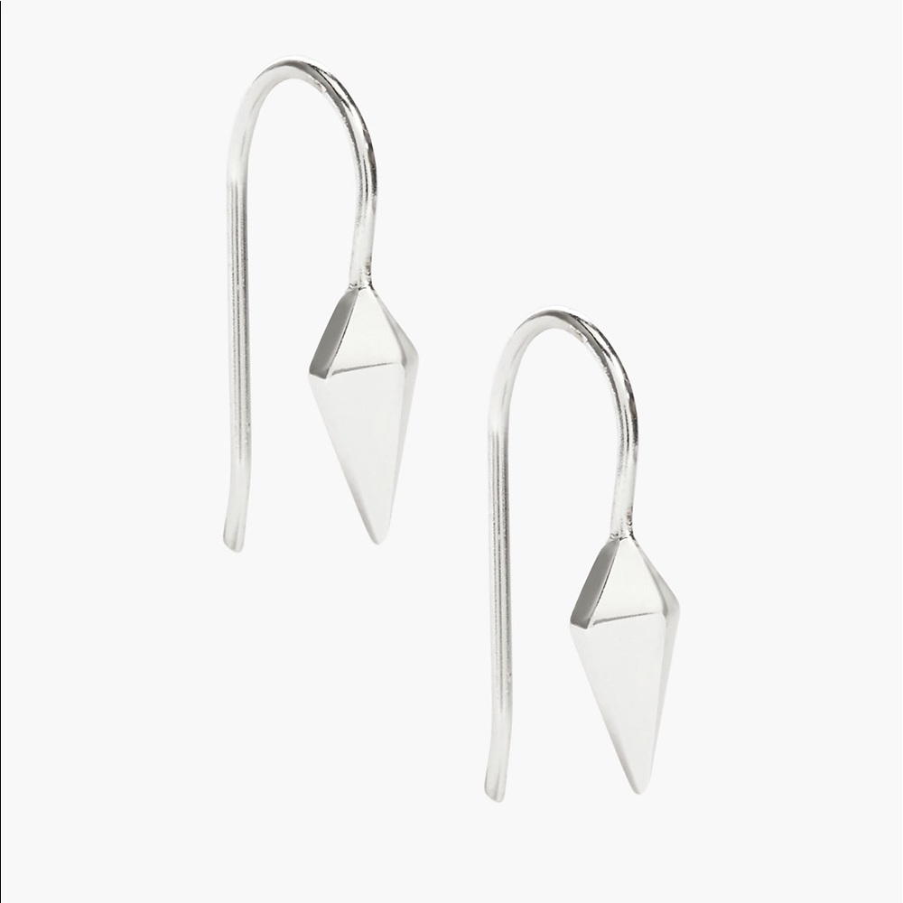 🆕 Sterling Silver Delicate Geo Earrings
